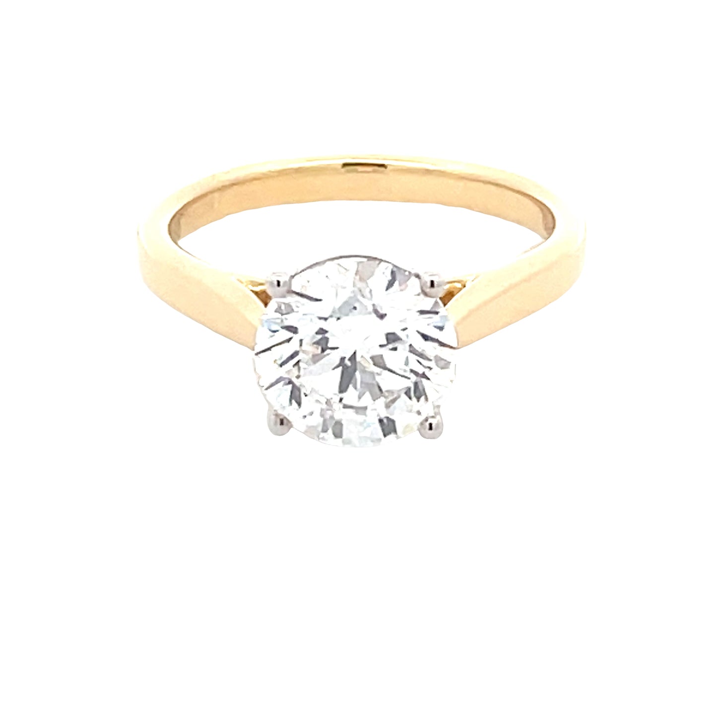 Round Brilliant Cut Diamond Solitaire Ring - 2.20cts  Gardiner Brothers   