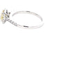 Cushion Shaped Yellow Diamond Halo Cluster Style Ring - 1.08cts  Gardiner Brothers   