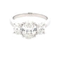 Oval Shaped Diamond 3 Stone ring - 2.30cts  Gardiner Brothers   