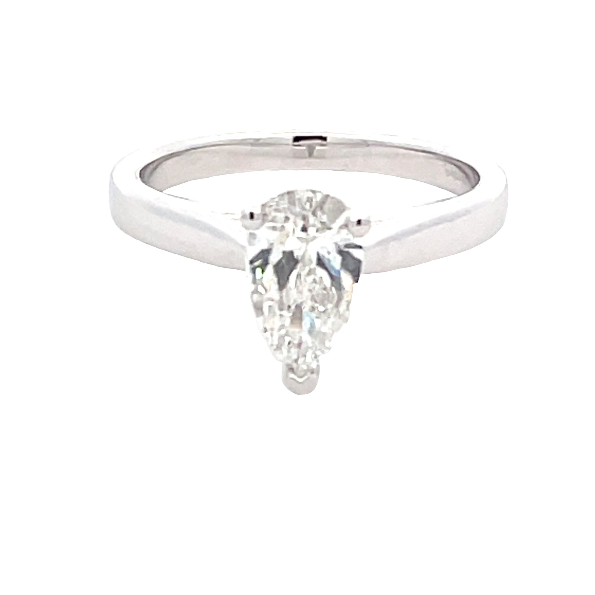 Pear Shaped Diamond Solitaire Ring - 1.00cts  Gardiner Brothers   
