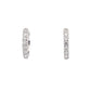 Round Brilliant Cut Diamond 14mm Hoop Earrings - 0.50cts  Gardiner Brothers   