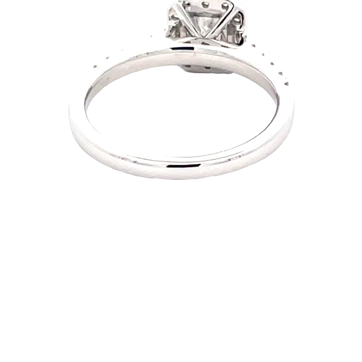 Radiant Cut Diamond Halo Cluster Style Ring - 0.94cts  Gardiner Brothers   