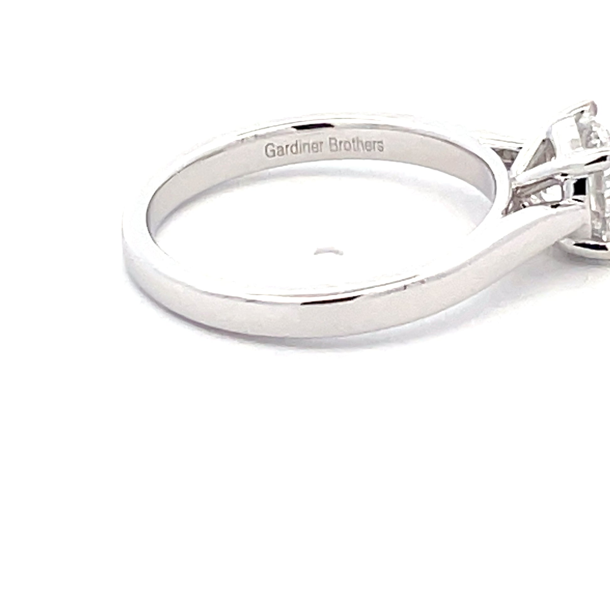 Round Brilliant Cut Diamond Solitaire Ring - 1.21cts Gardiner Brothers