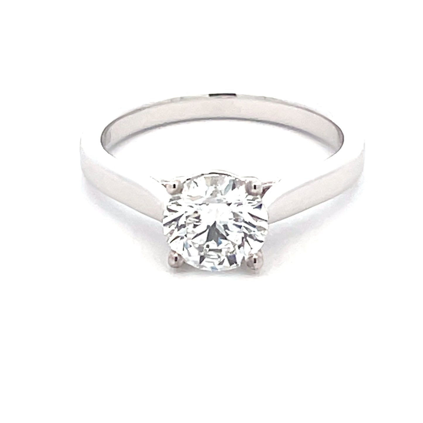 Round Brilliant Cut Diamond Solitaire Ring - 1.21cts Gardiner Brothers