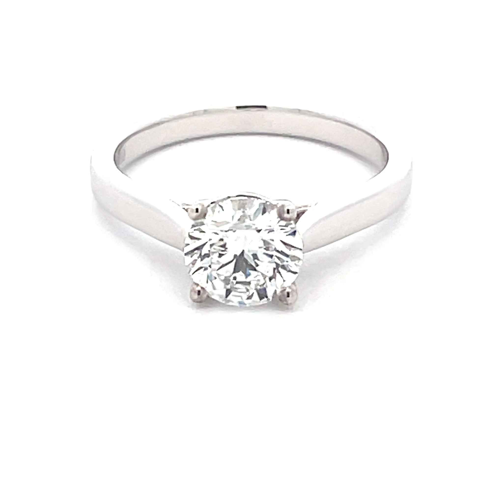 Round Brilliant Cut Diamond Solitaire Ring - 1.21cts Gardiner Brothers