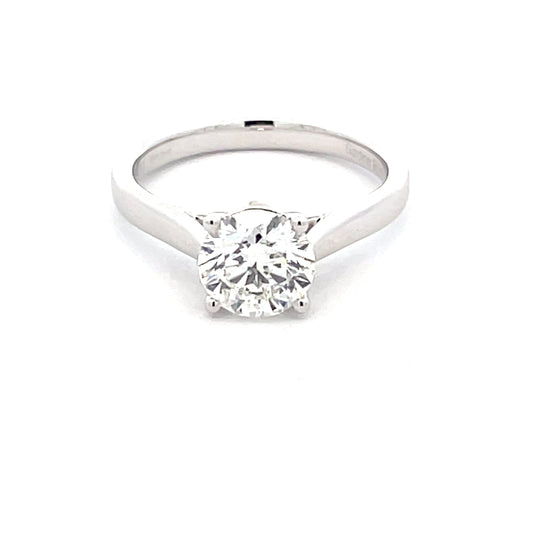 Round Brilliant Cut Diamond Solitaire Ring - 1.41cts  Gardiner Brothers   