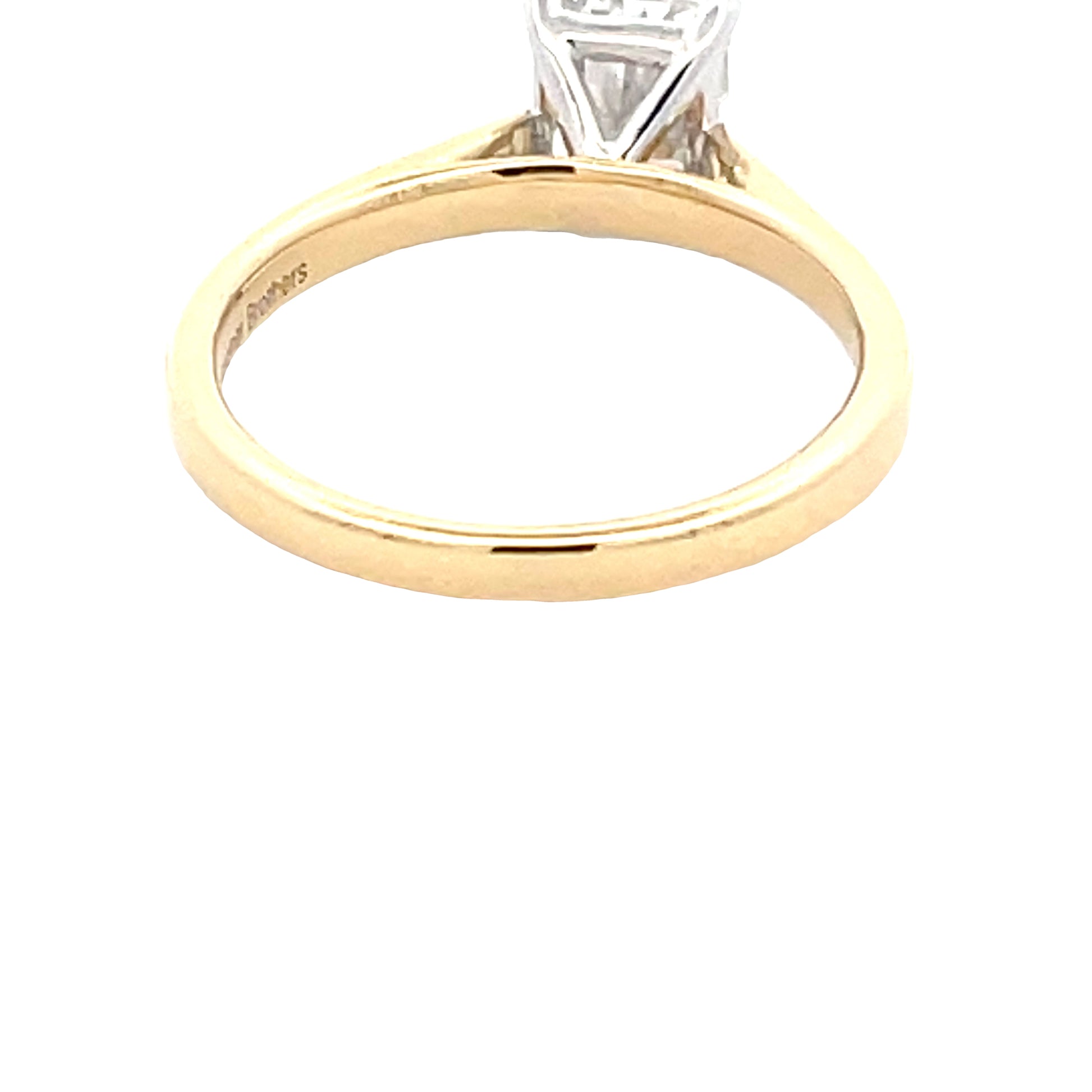 Lab Grown Radiant Cut Diamond Solitaire Ring - 1.21cts  Gardiner Brothers   