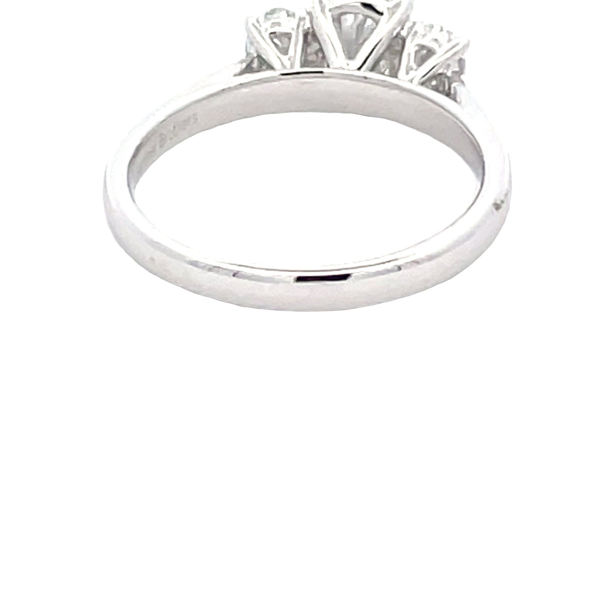 Lab Grown Oval Shaped Diamond 3 Stone Ring - 1.41cts  Gardiner Brothers   