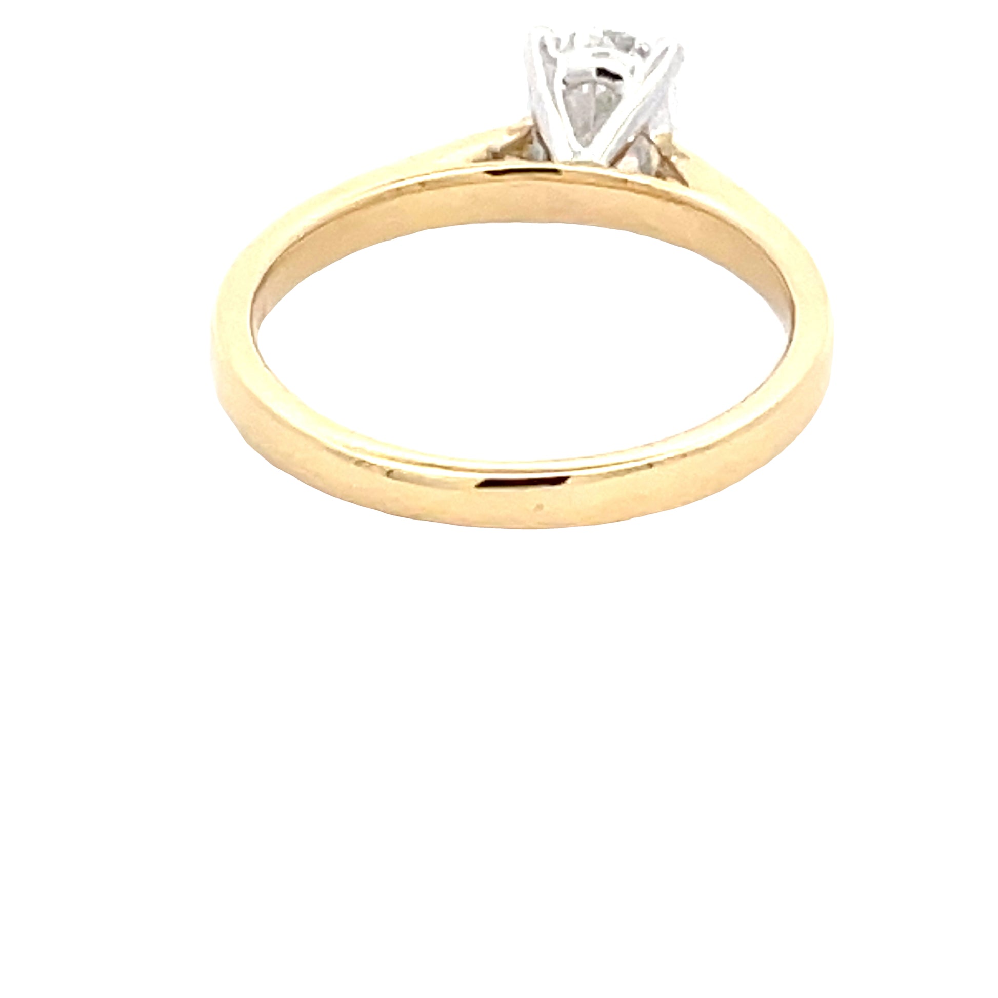 Oval Shaped Diamond Solitaire Ring - 0.90cts  Gardiner Brothers   