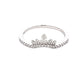 Pear and round brilliant cut diamond Tiara style ring  Gardiner Brothers   