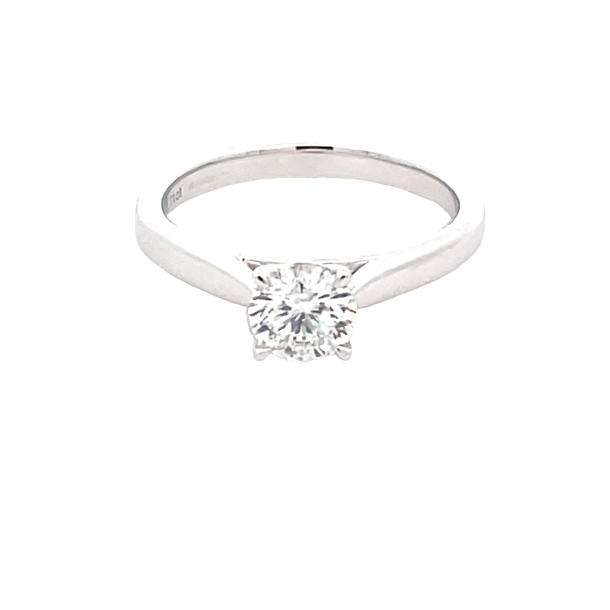 Aurora Round Brilliant Cut Diamond Solitaire Ring - 0.71cts  Gardiner Brothers   