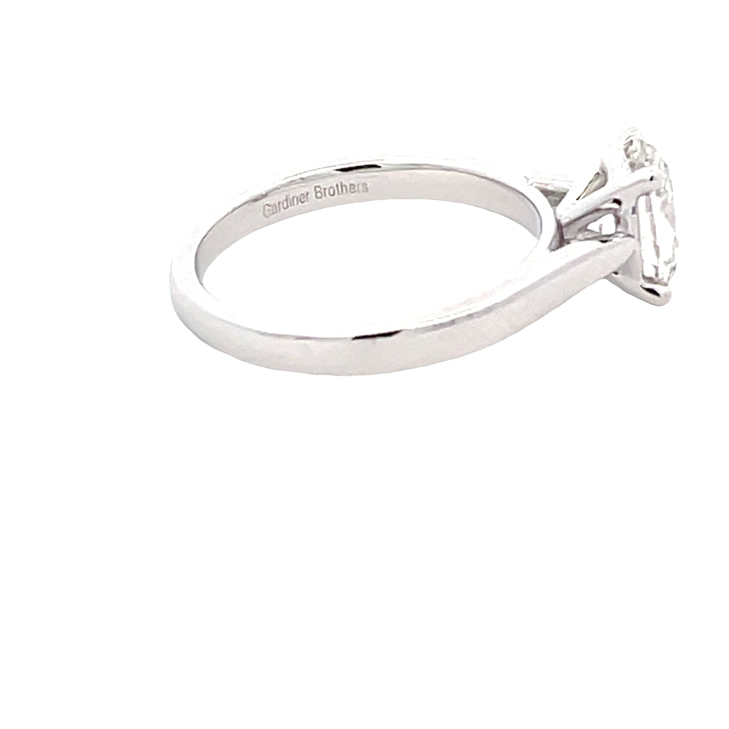 Oval Shaped Diamond Solitaire Ring - 1.30cts  Gardiner Brothers   