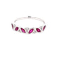 Marquise shaped ruby and round brilliant cut diamond dress ring  Gardiner Brothers   