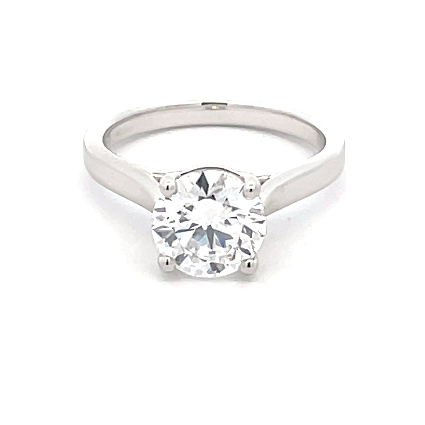 Round Brilliant Cut Diamond Solitaire Ring - 1.80cts  Gardiner Brothers   