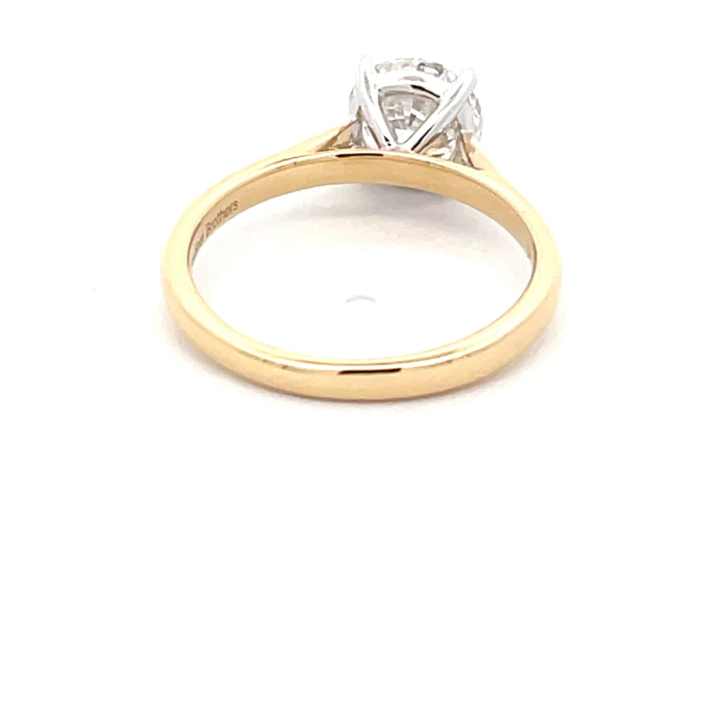 Round Brilliant cut diamond solitaire ring - 1.51cts  Gardiner Brothers   