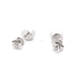 Round Brilliant Cut Diamond Rub-over Style Solitaire Earrings - 0.63cts  Gardiner Brothers   