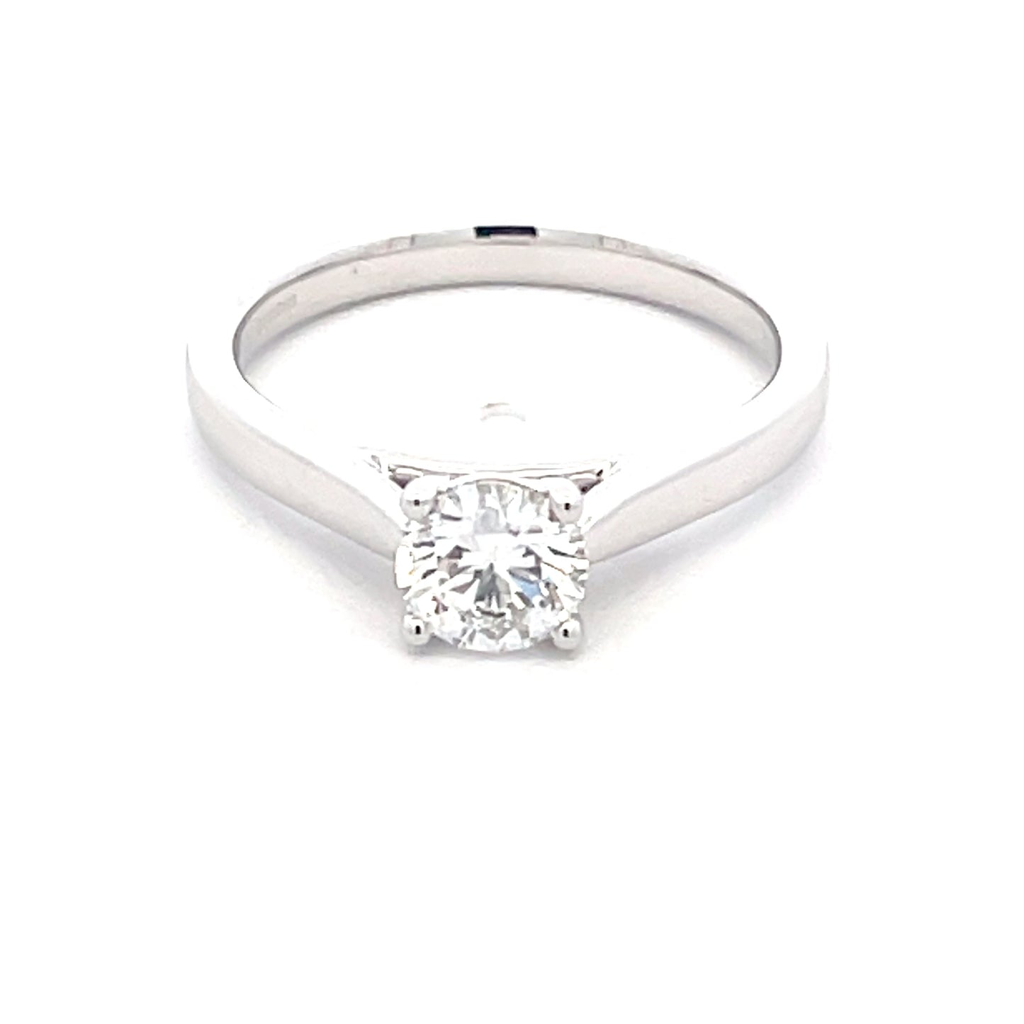 Round Brilliant Cut Diamond Solitaire Ring - 0.60cts  gardiner-brothers   