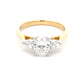 Oval and pear shaped diamond 3 stone ring - 1.50cts  Gardiner Brothers   