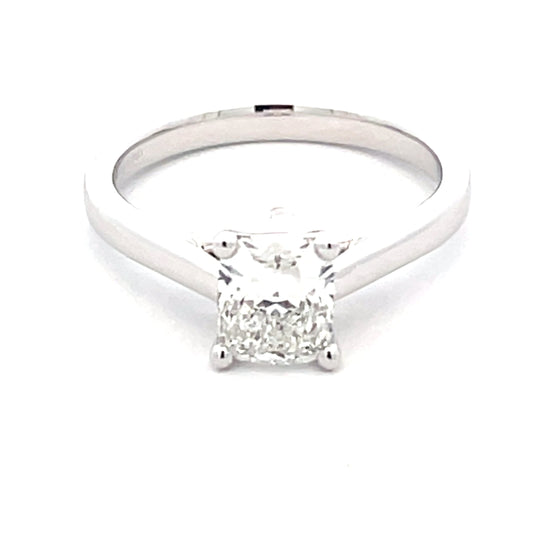 Cushion Shaped Diamond Solitaire ring - 1.20cts  Gardiner Brothers   