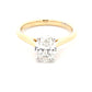 Oval Shaped Diamond Solitaire Ring - 1.51cts  Gardiner Brothers   