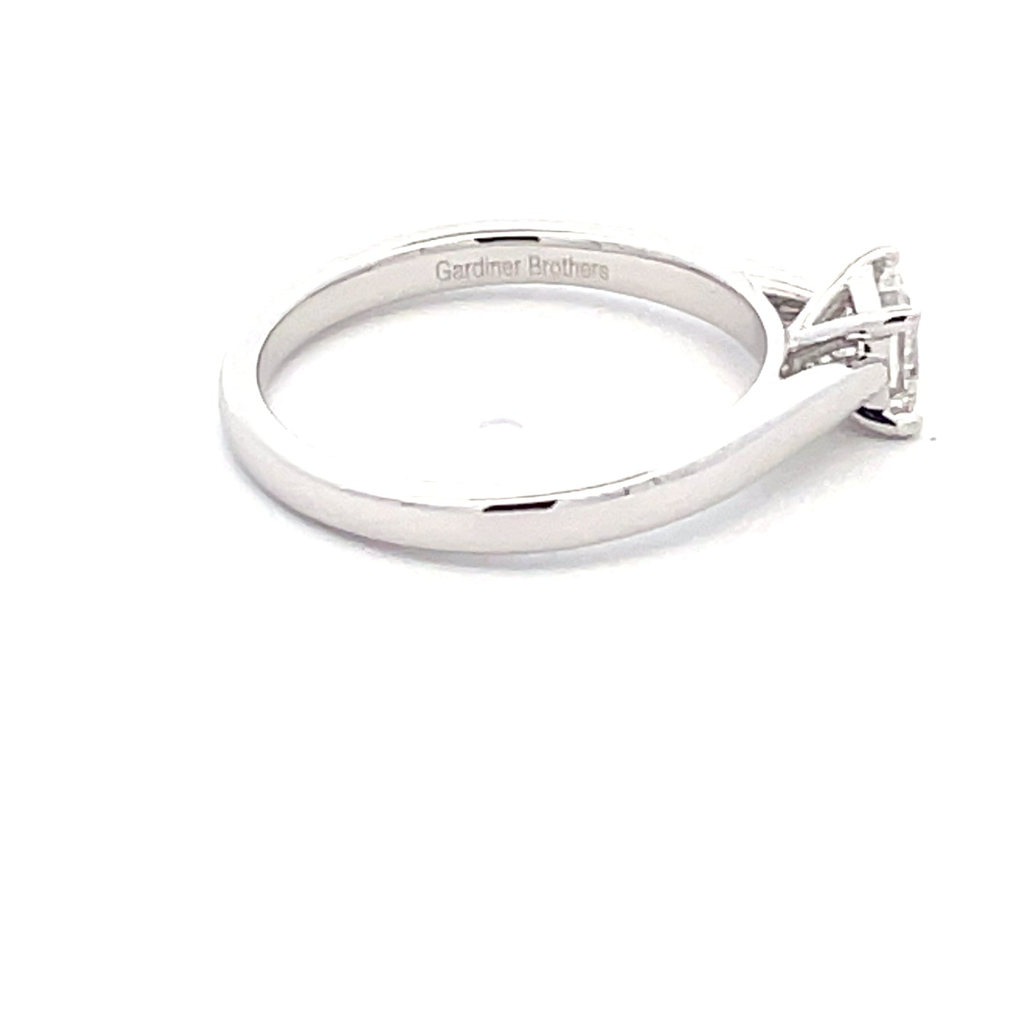 Princess Cut Diamond Solitaire Ring - 0.50cts  Gardiner Brothers   