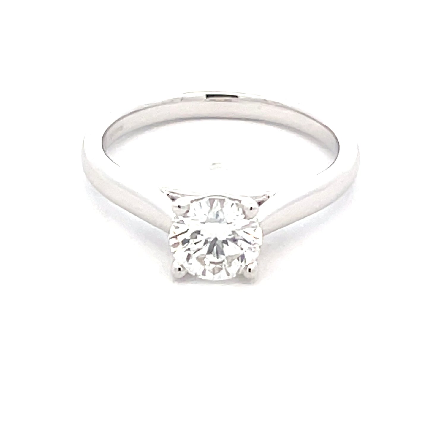 Round Brilliant Cut Diamond Solitaire Ring - 0.90cts  Gardiner Brothers   