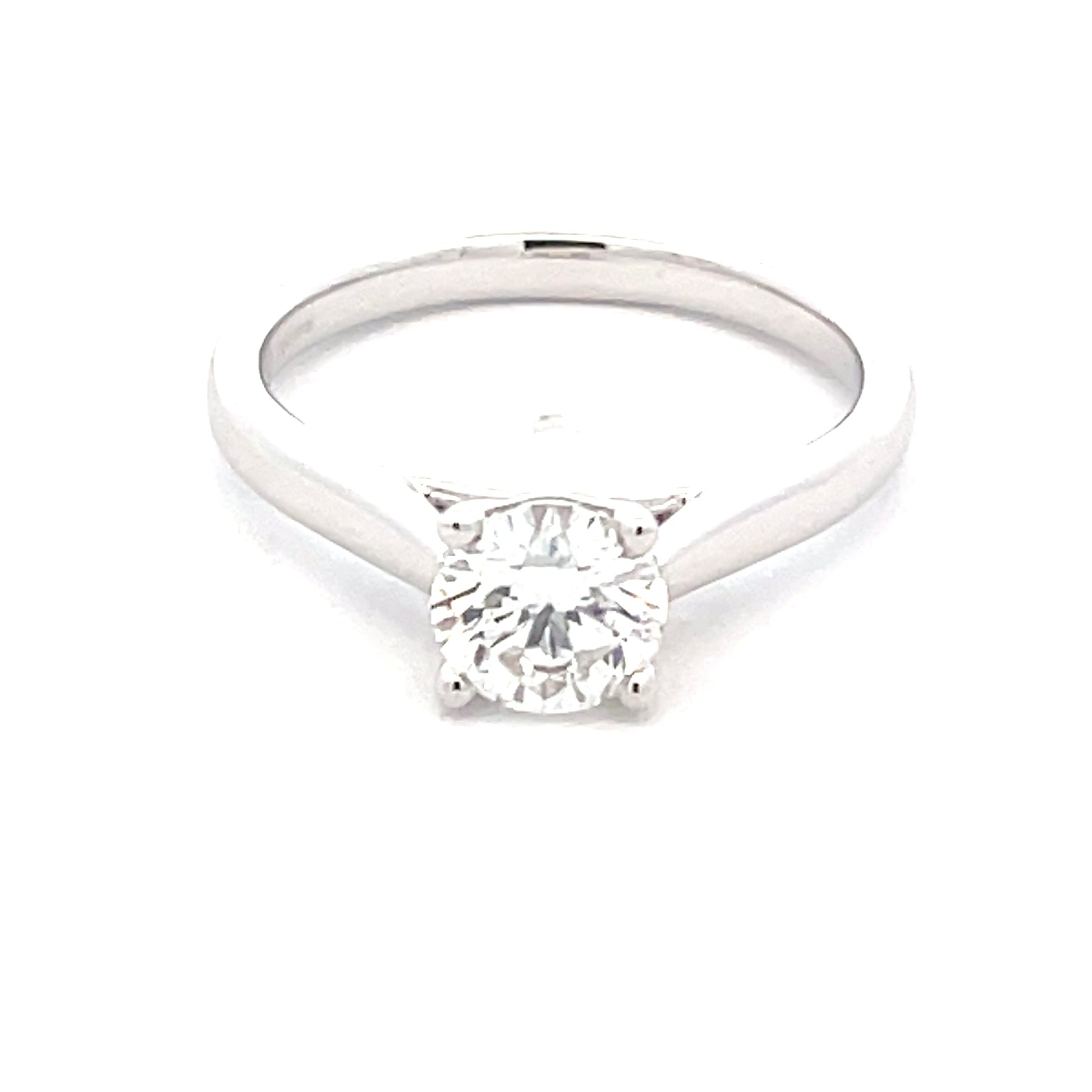 Round Brilliant Cut Diamond Solitaire Ring - 0.90cts  Gardiner Brothers   