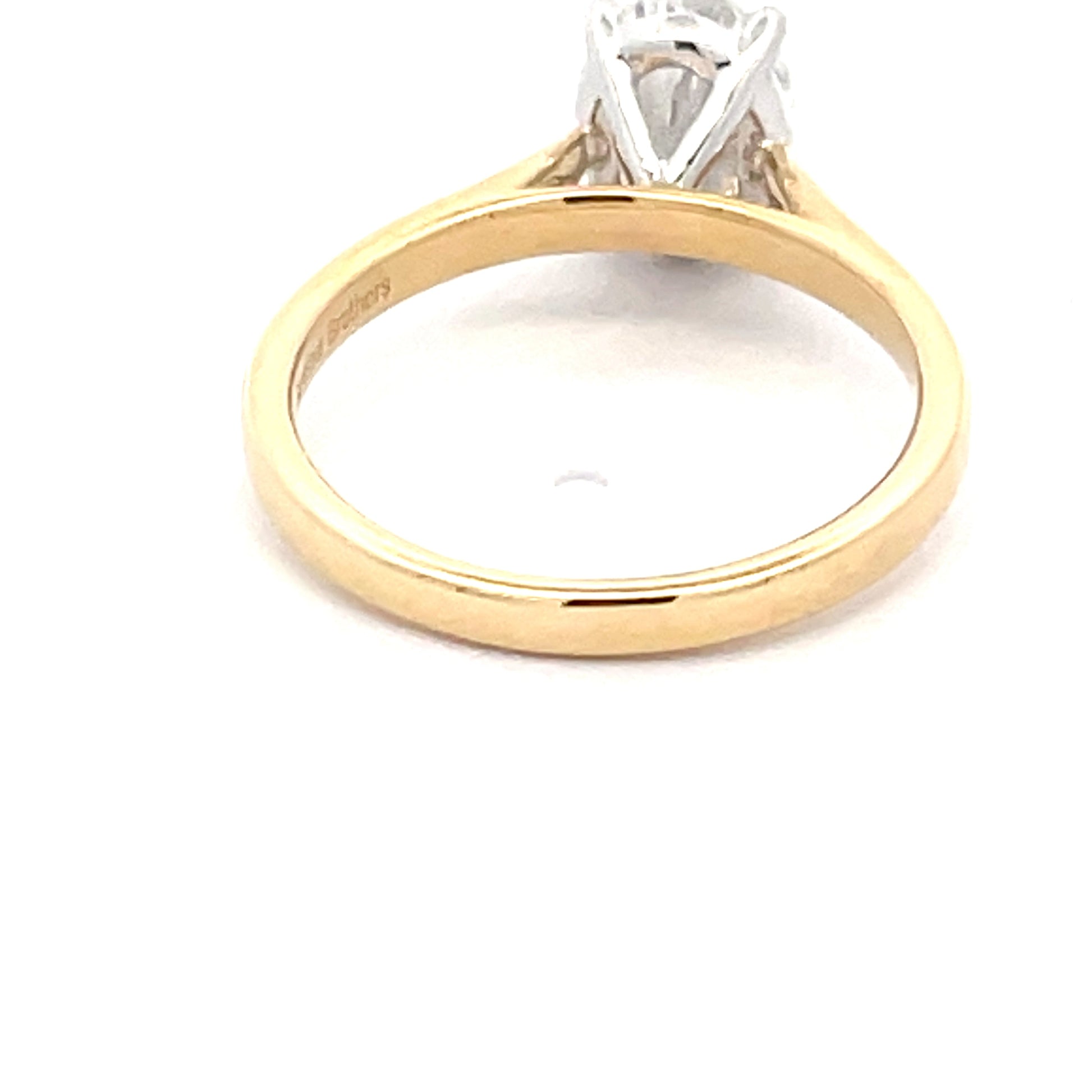 Oval Shaped Diamond Solitaire Ring - 1.51cts  Gardiner Brothers   