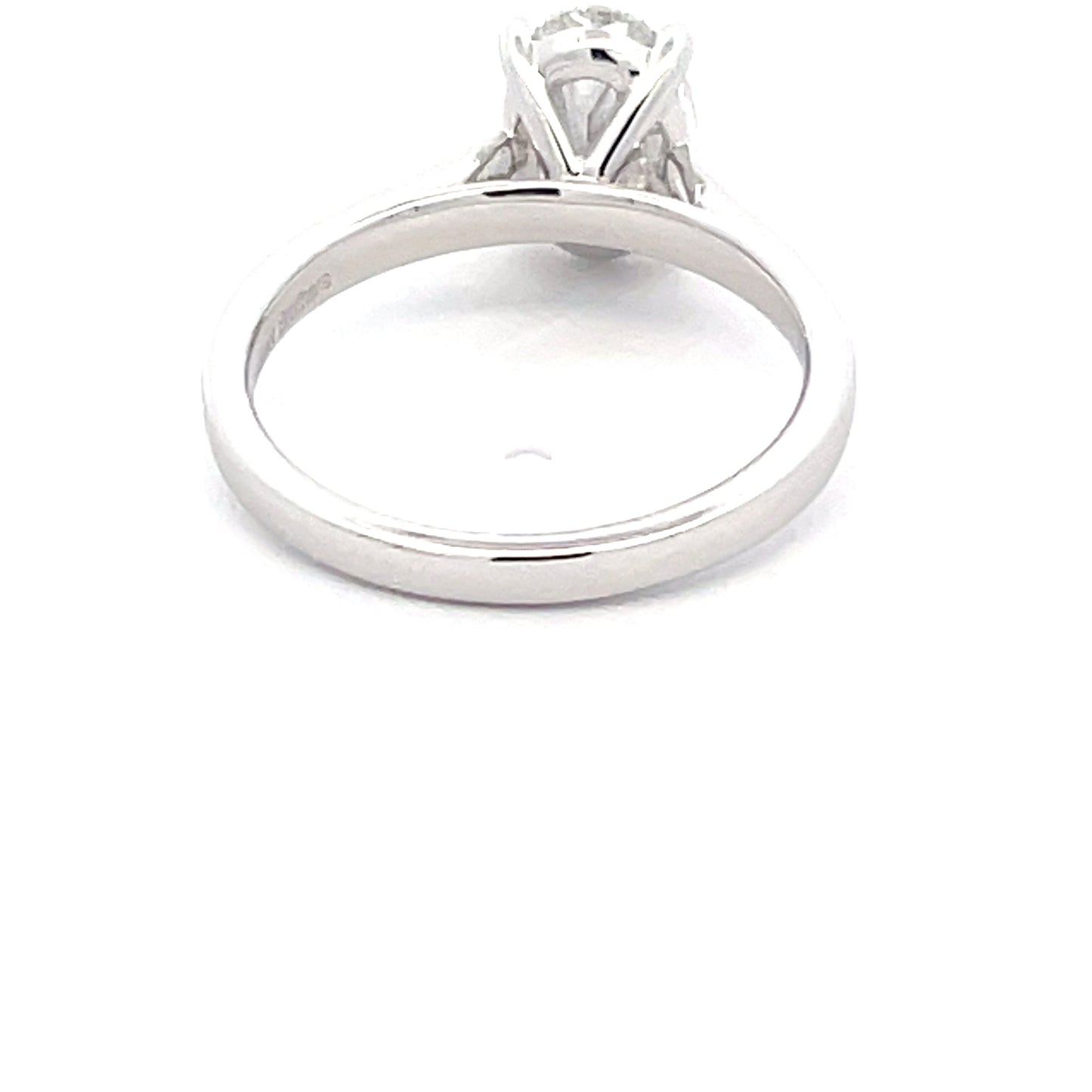 Lab grown Oval Shaped Diamond Solitaire Ring - 1.62cts  Gardiner Brothers   