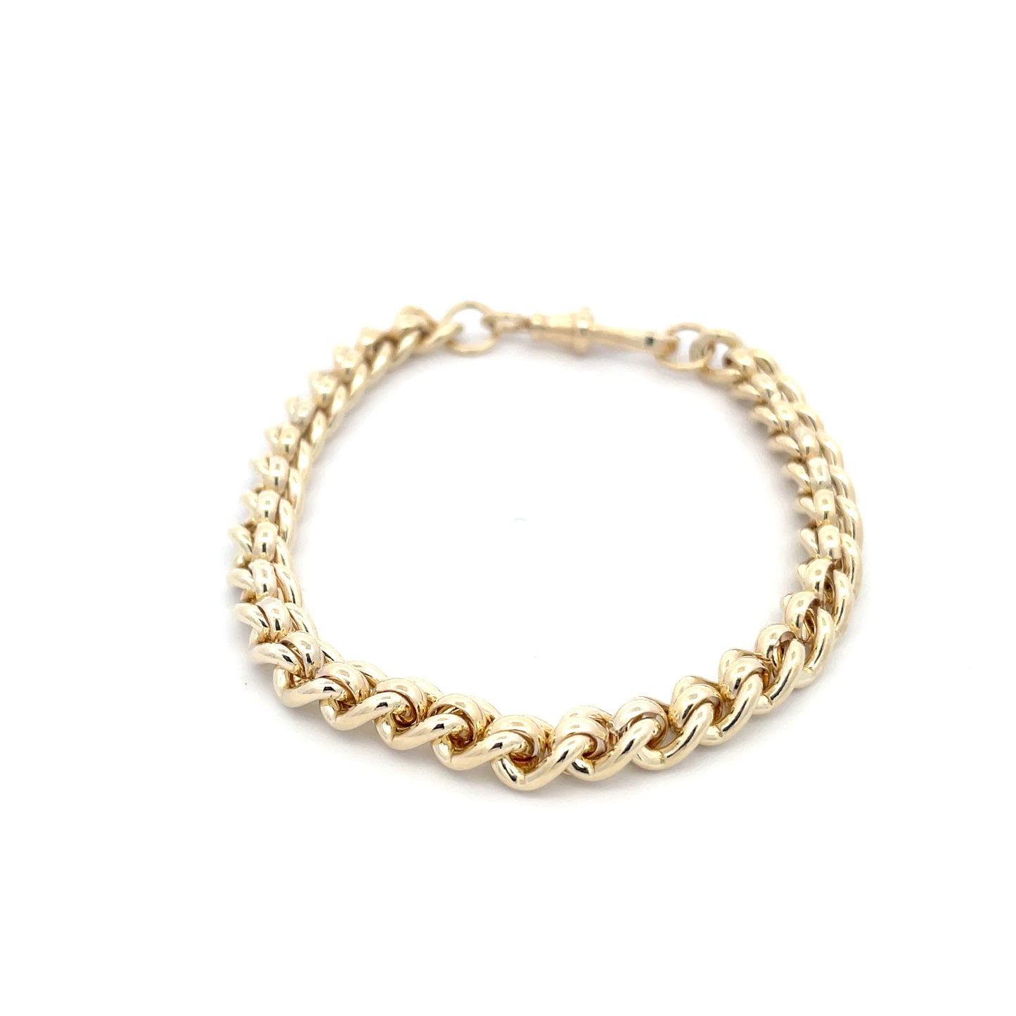 Yellow Gold Florentine Roller Bracelet  Gardiner Brothers   