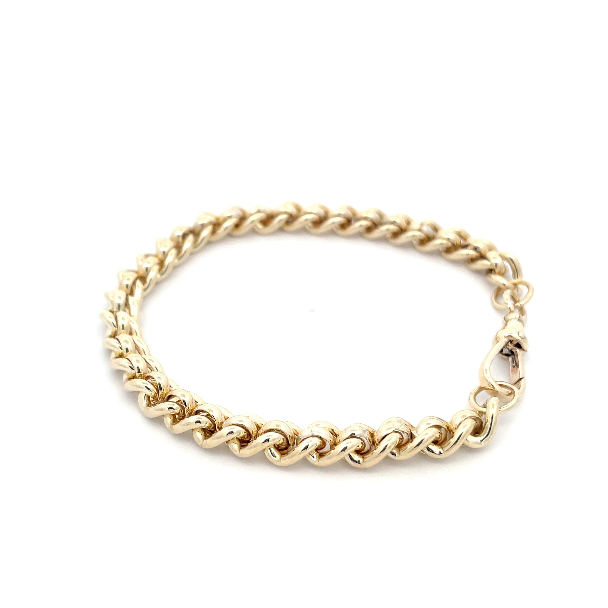 Yellow Gold Florentine Roller Bracelet  Gardiner Brothers   