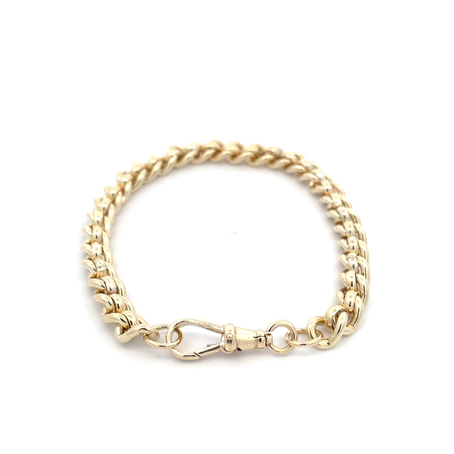 Yellow Gold Florentine Roller Bracelet  Gardiner Brothers   