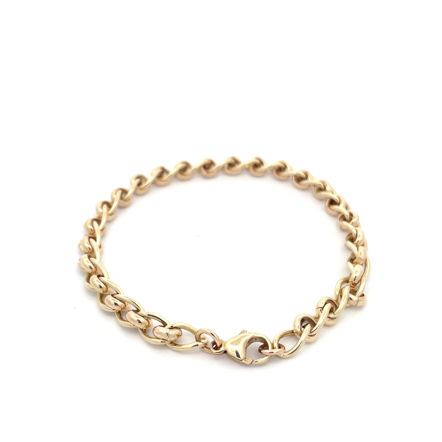 Yellow Gold S-Design Roller Bracelet  Gardiner Brothers   