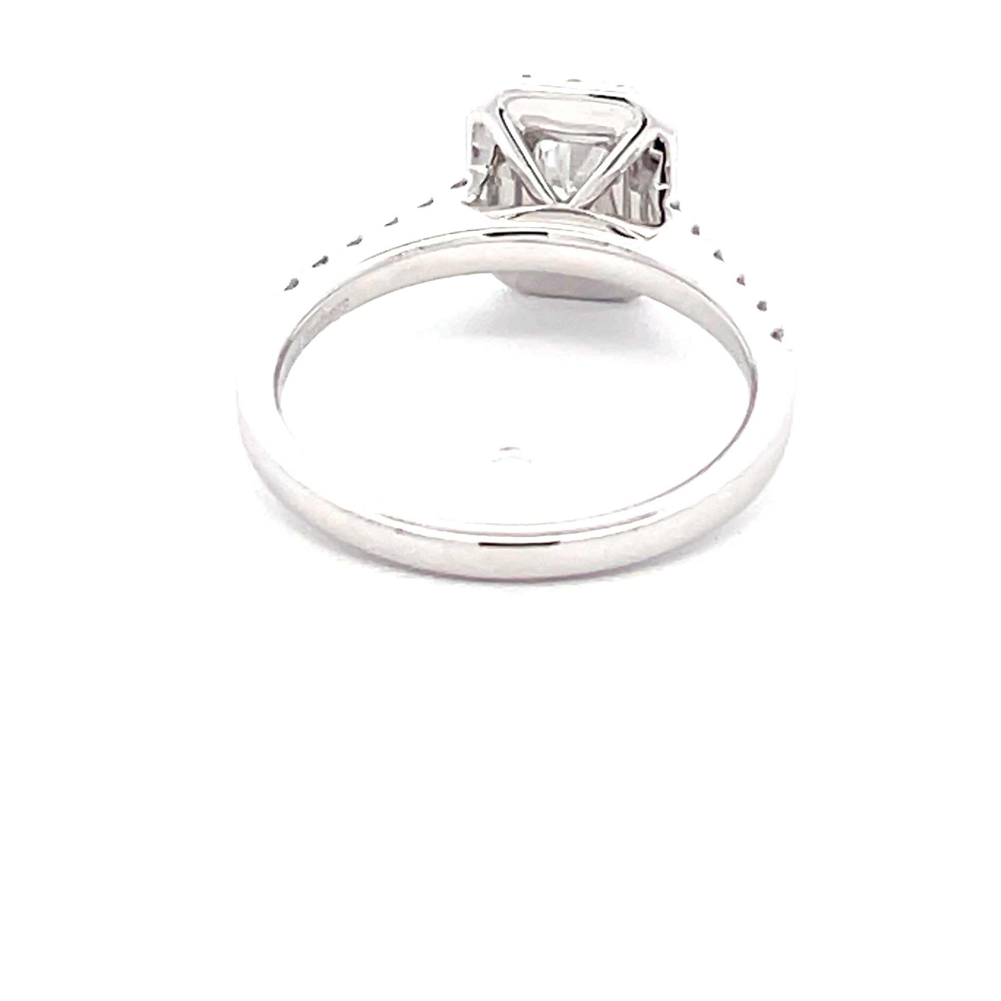 Radiant Cut Diamond Halo Cluster Style Ring - 1.17cts  Gardiner Brothers   