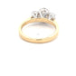 Lab Grown oval shaped diamond 3 stone ring - 1.71cts  Gardiner Brothers   