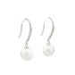 White Gold Pearl and Diamond Drop Earrings Gardiner Brothers