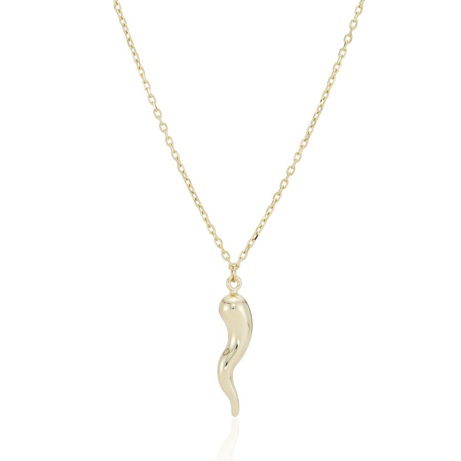 Yellow Gold 'Horn of Life' Pendant