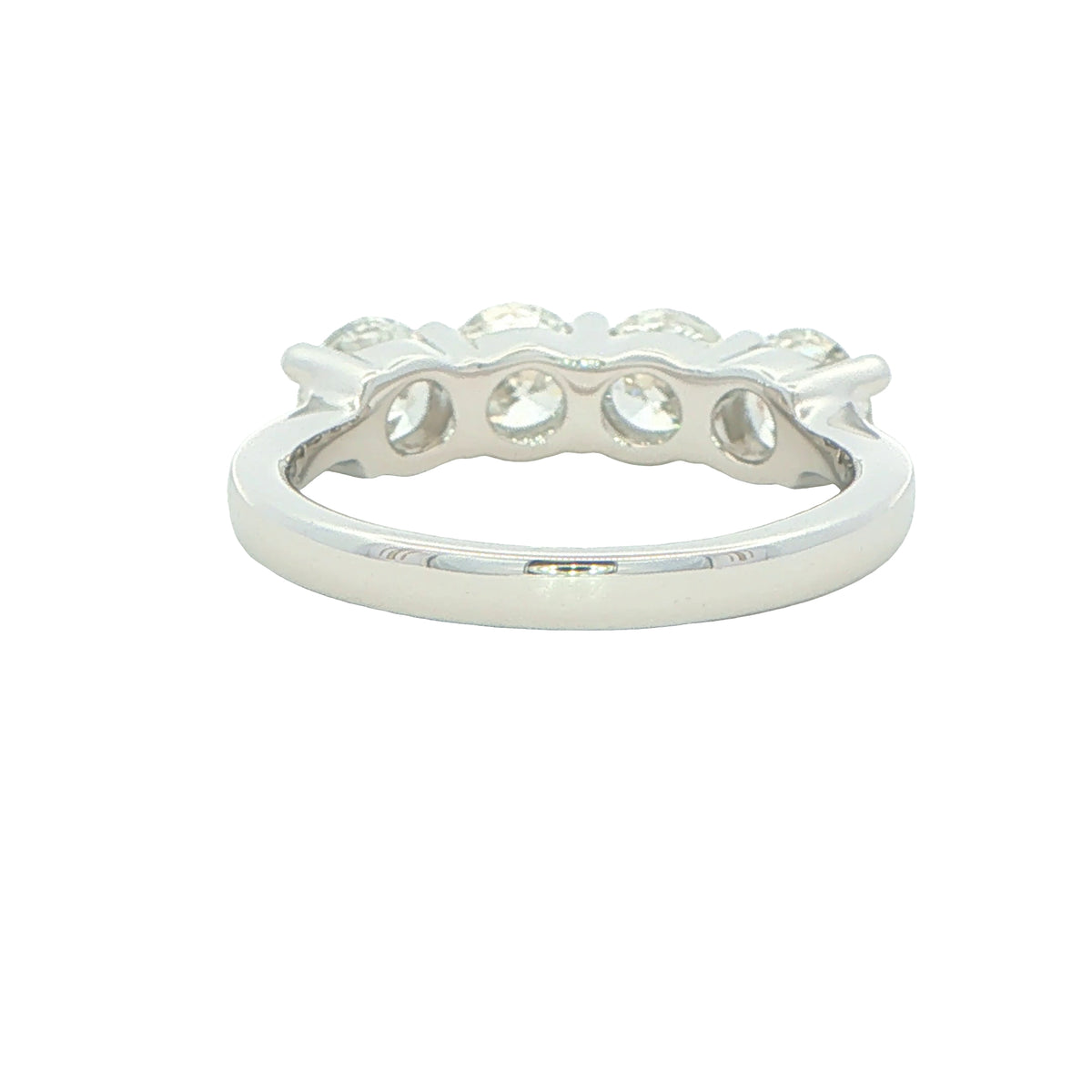 Round Brilliant Cut Diamond 4 Stone Eternity Ring - 2.00cts Gardiner Brothers