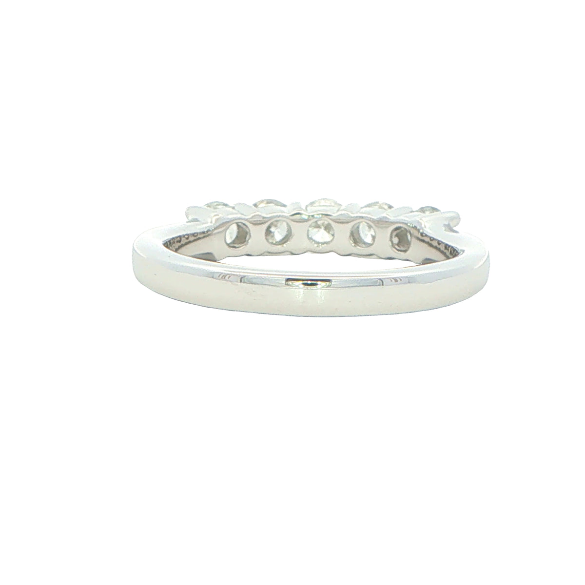 Round Brilliant Cut Diamond 5 Stone Ring - 0.75cts gardiner-brothers