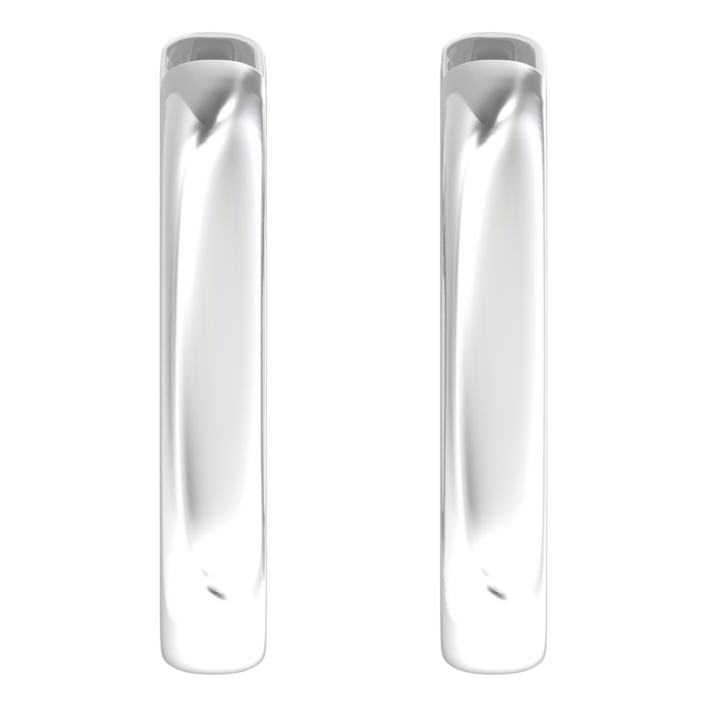 Nova plain hoop earrings Gardiner Brothers