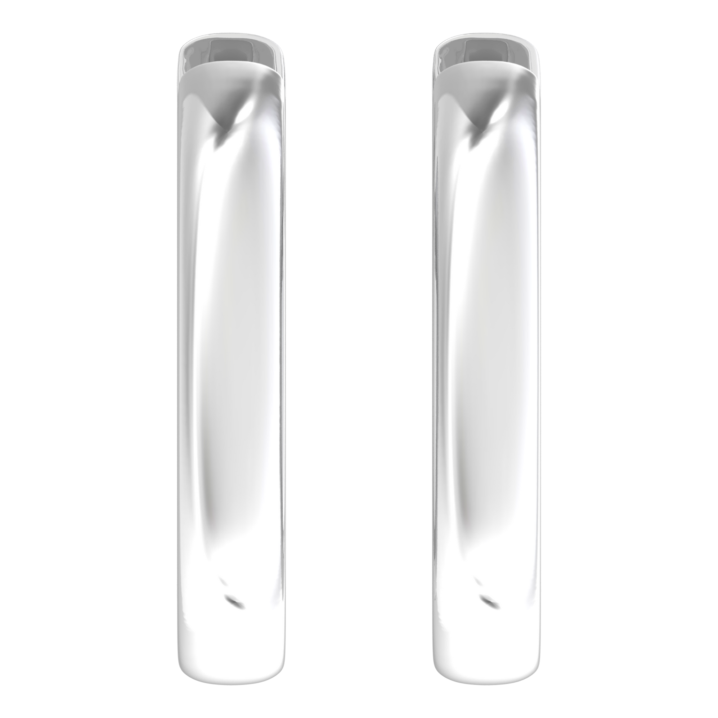 Nova plain hoop earrings Gardiner Brothers