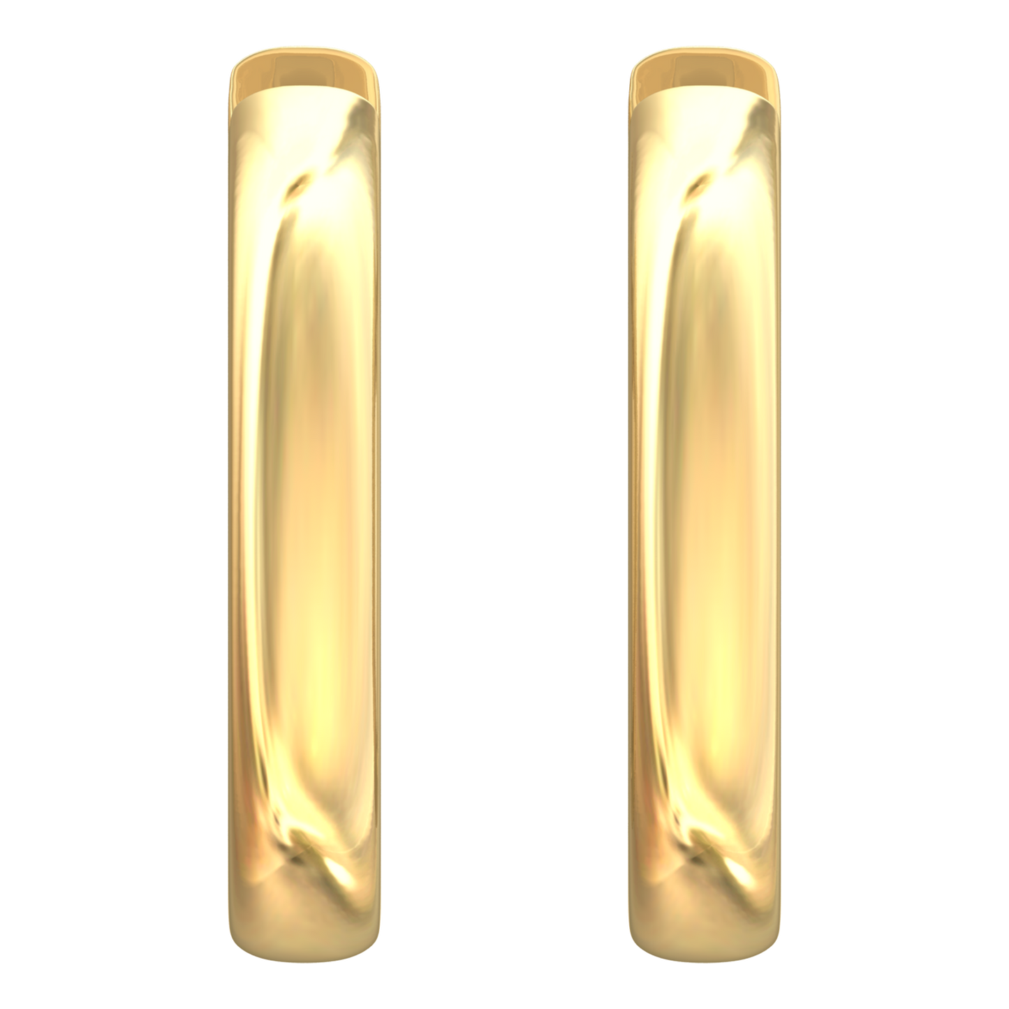 Nova plain hoop earrings Gardiner Brothers