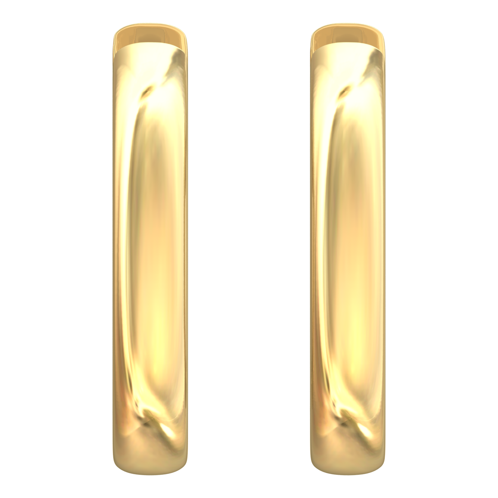 Nova plain hoop earrings Gardiner Brothers