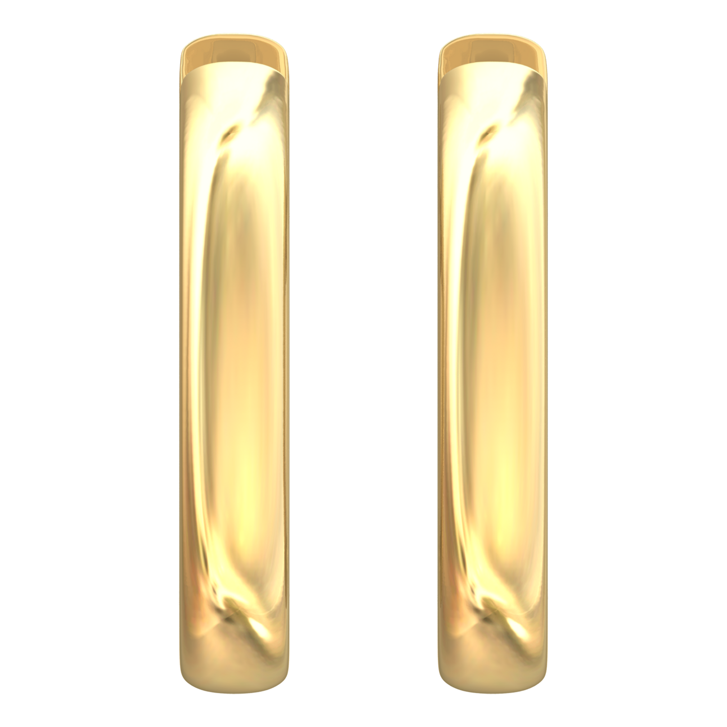 Nova plain hoop earrings Gardiner Brothers