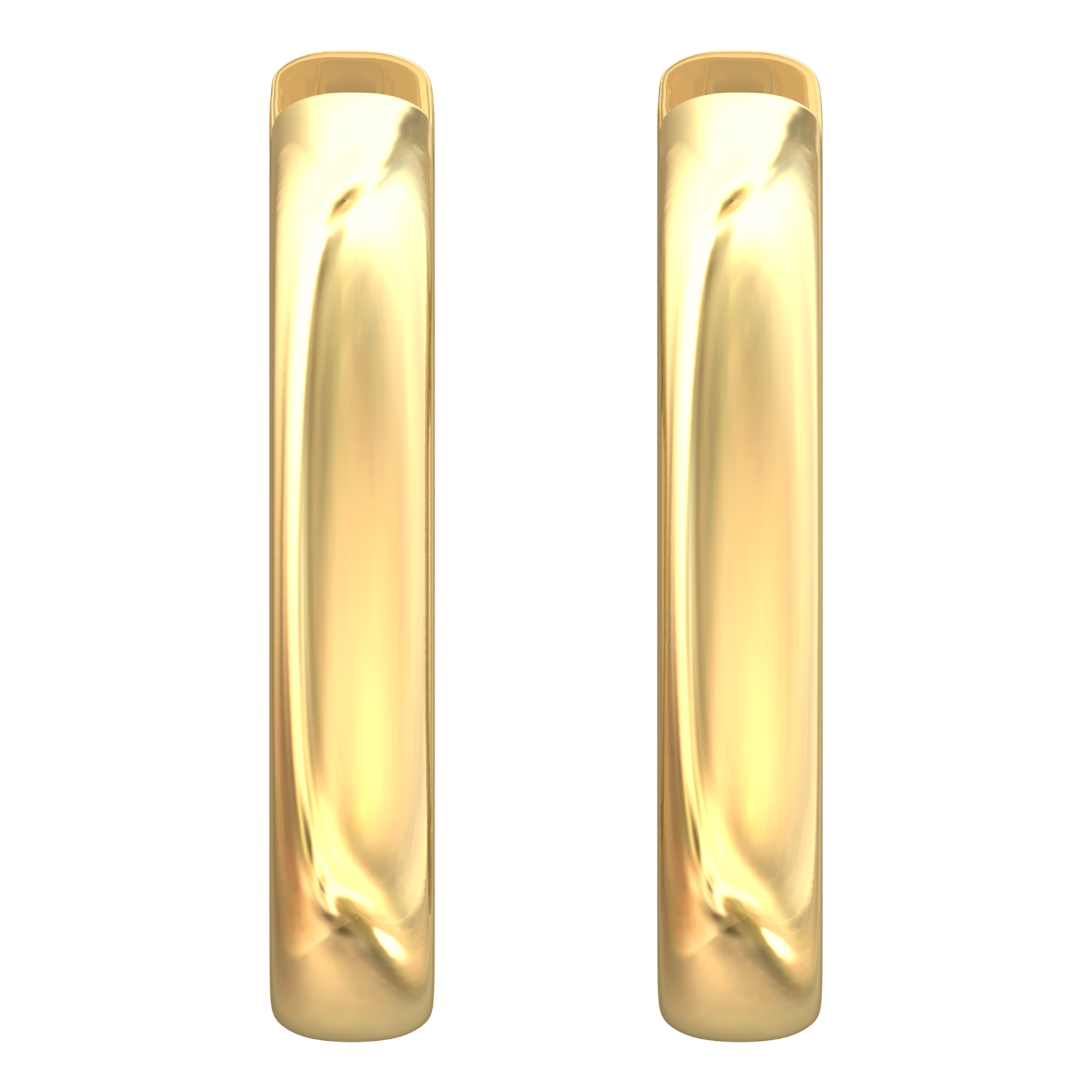 Nova plain hoop earrings Gardiner Brothers