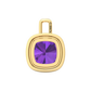 Nova diamond set pendant attachment set with a cushion shaped Amethyst Gardiner Brothers