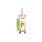 Nova diamond set pendant attachment set with a cushion shaped Peridot Gardiner Brothers