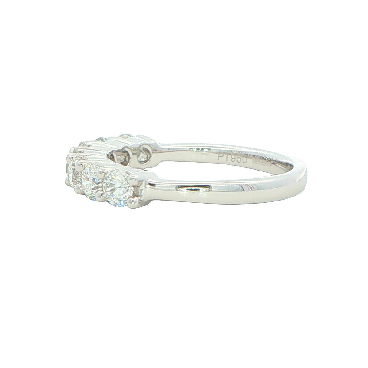 Round Brilliant Cut 7 Stone Diamond Ring - 1.00cts Gardiner Brothers