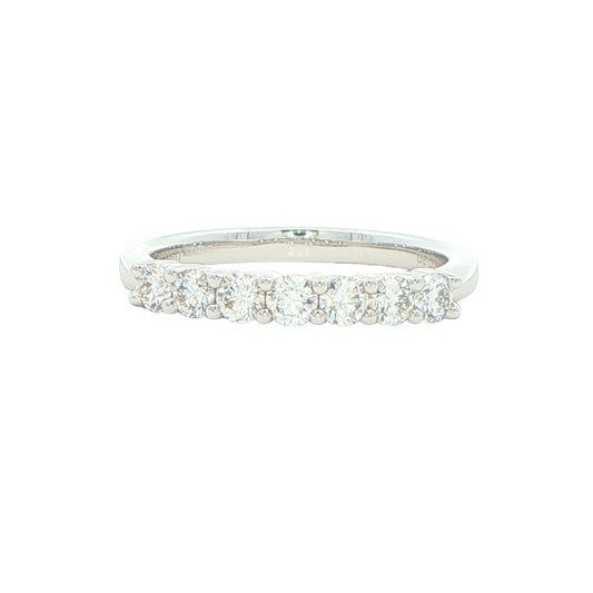 Round Brilliant Cut 7 Stone Diamond Ring - 0.50cts Gardiner Brothers