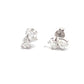 Oval and Pear "Toi et Moi" style Diamond earrings - 0.76cts  Gardiner Brothers   